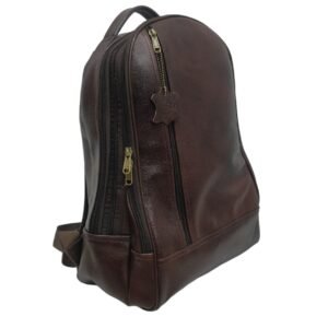 Leather backpack